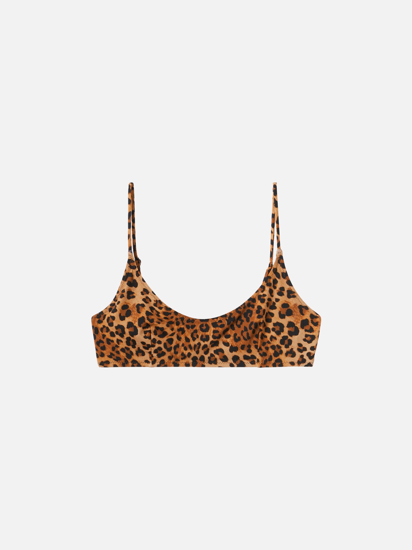 Judy Bralette-Strandtop Judy mit Animalier-Print