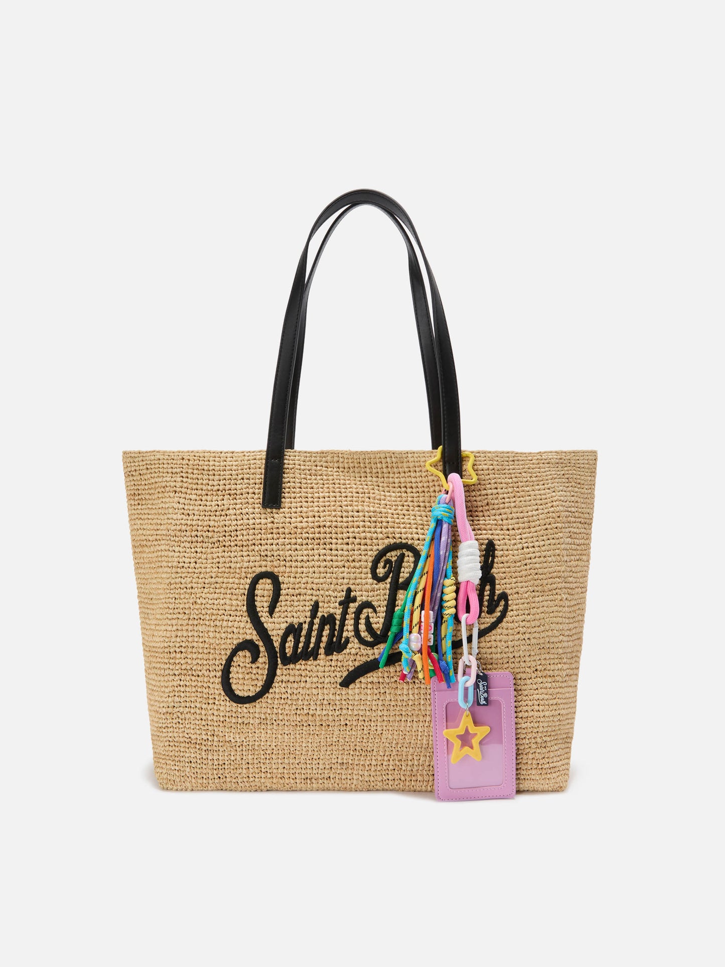 Funny charm con badge holder e dettagli colorati