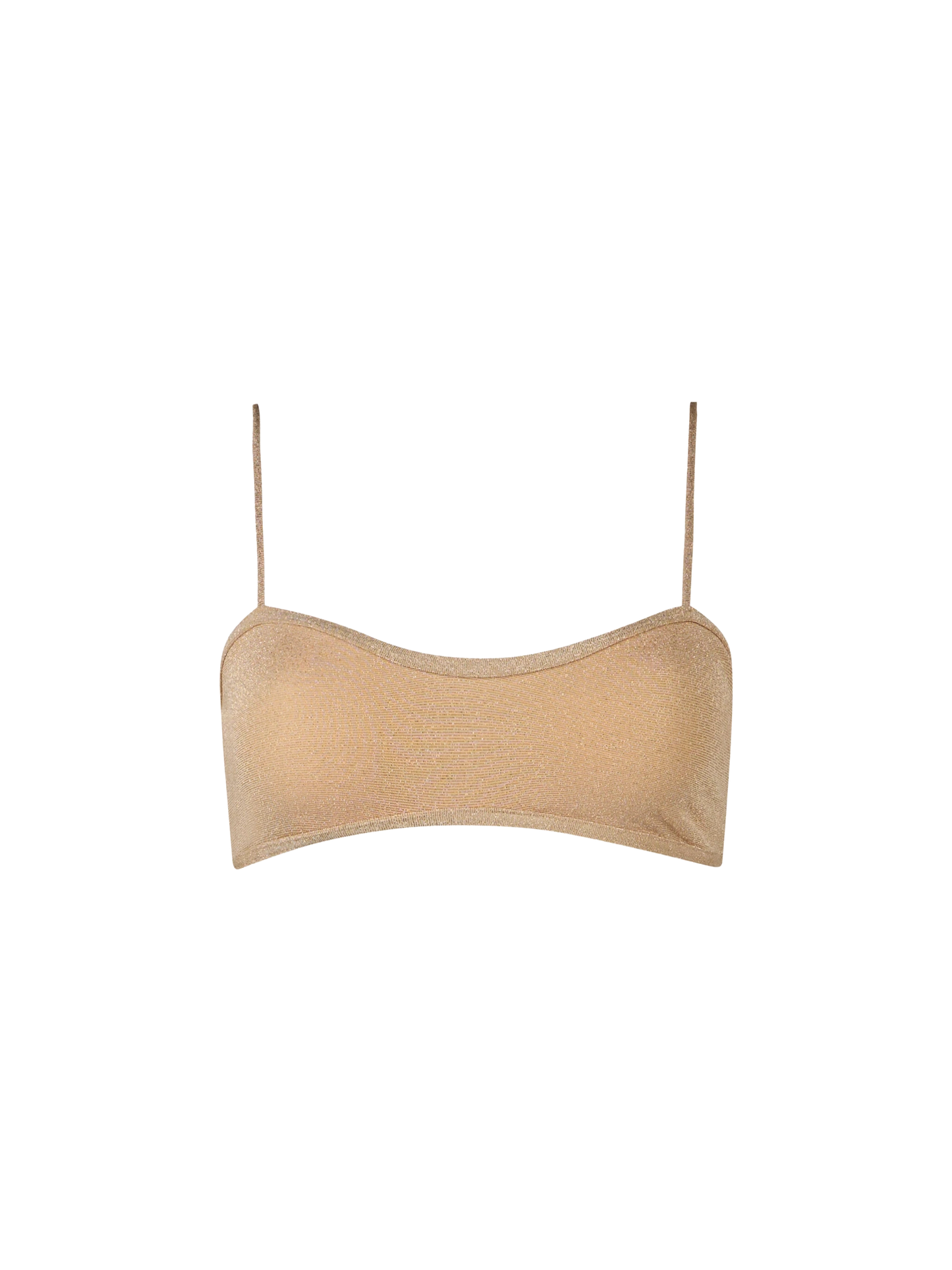 Woman lurex scooped bralette top swimsuit Laryn - MC2 Saint Barth