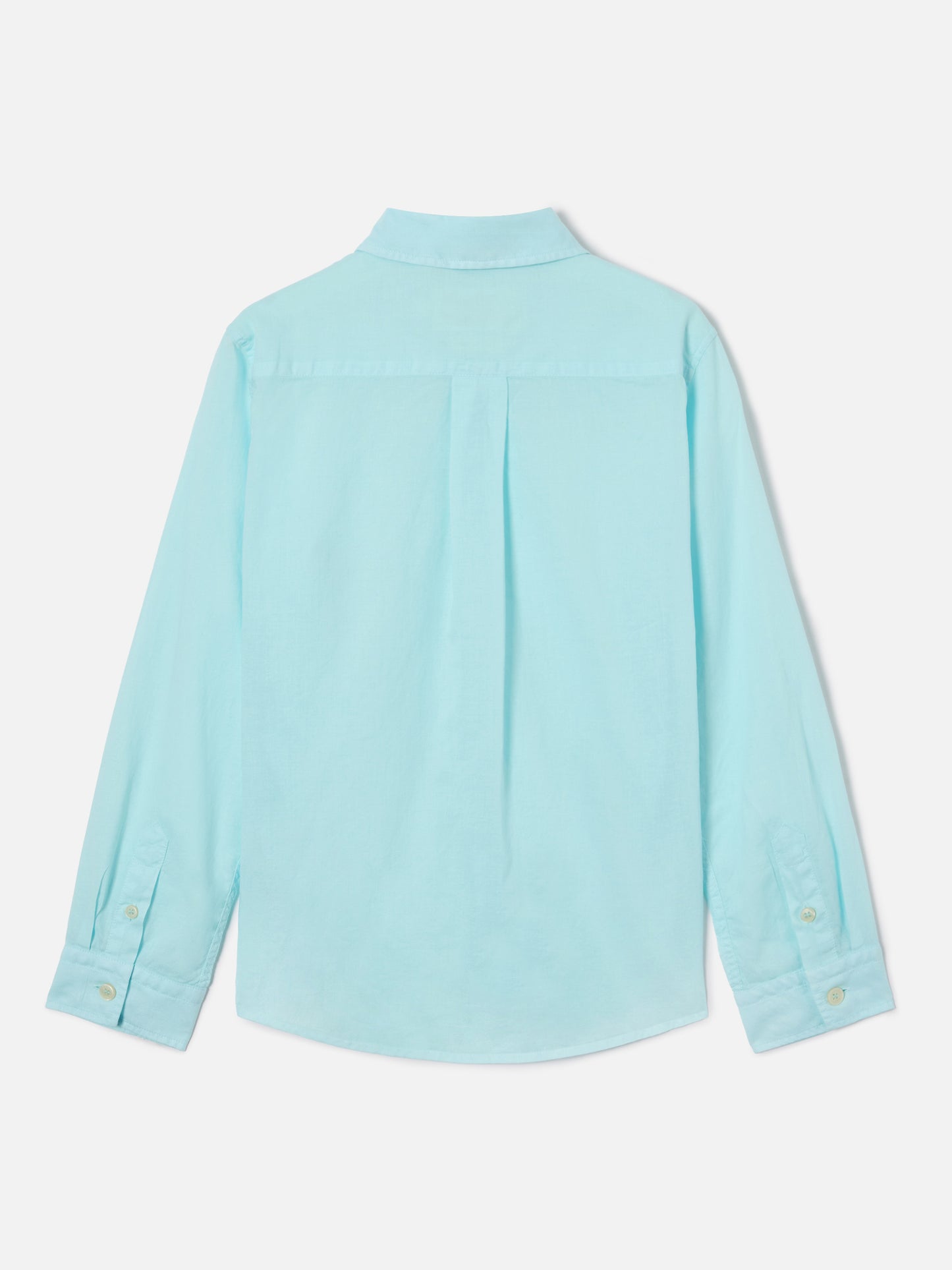 Chemise Jr vert d’eau en voile de coton
