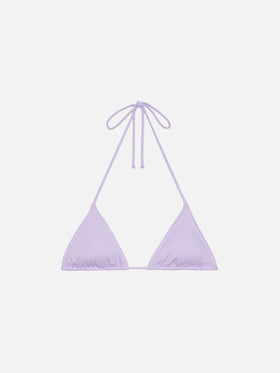 Leah top bikini triangolo lilla
