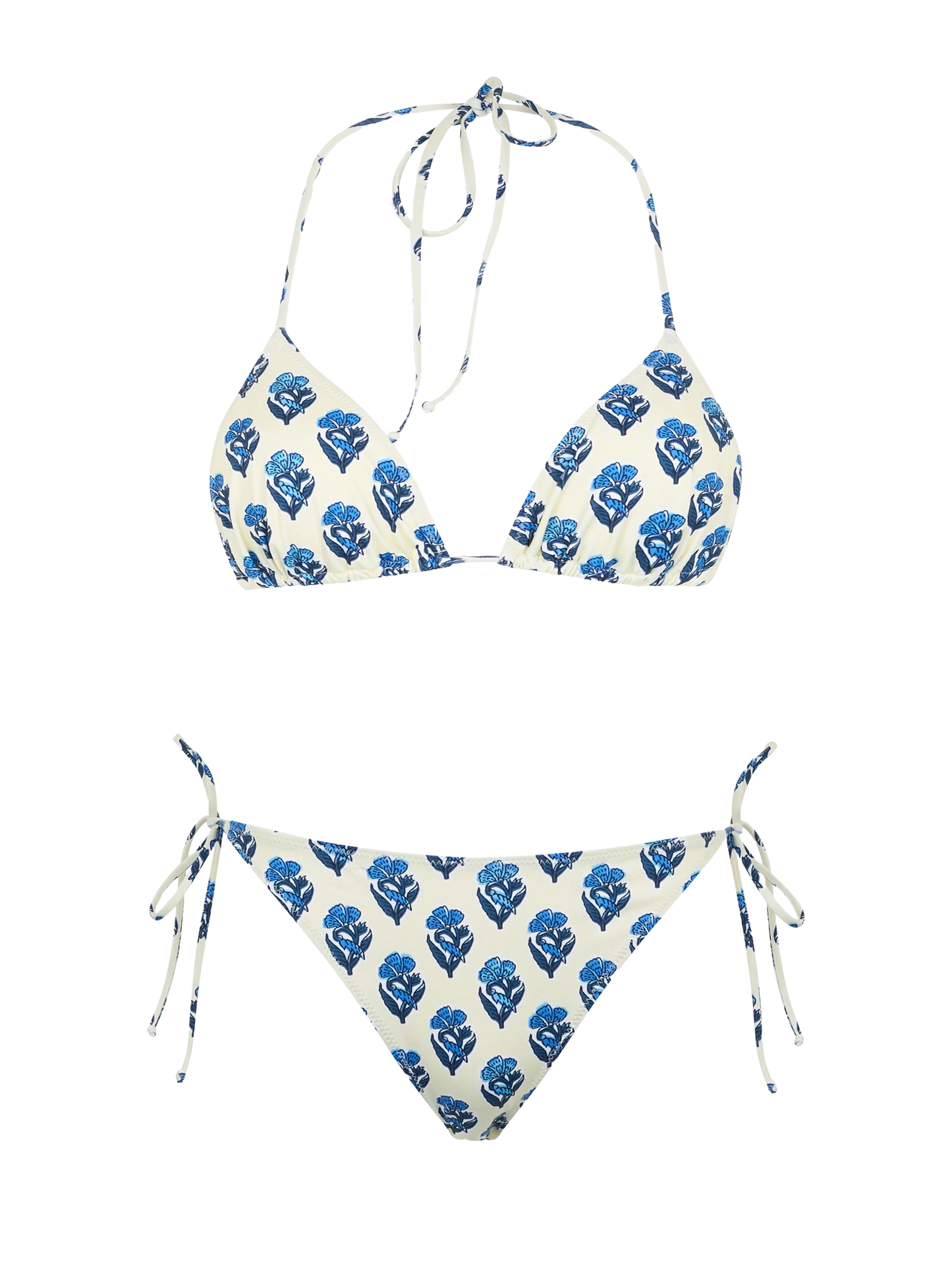 Woman jaipur flower triangle bikini Leah Virgo - MC2 Saint Barth