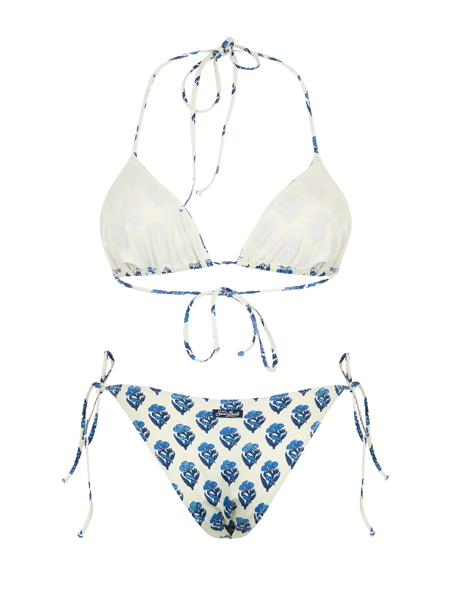 Woman jaipur flower triangle bikini Leah Virgo - MC2 Saint Barth