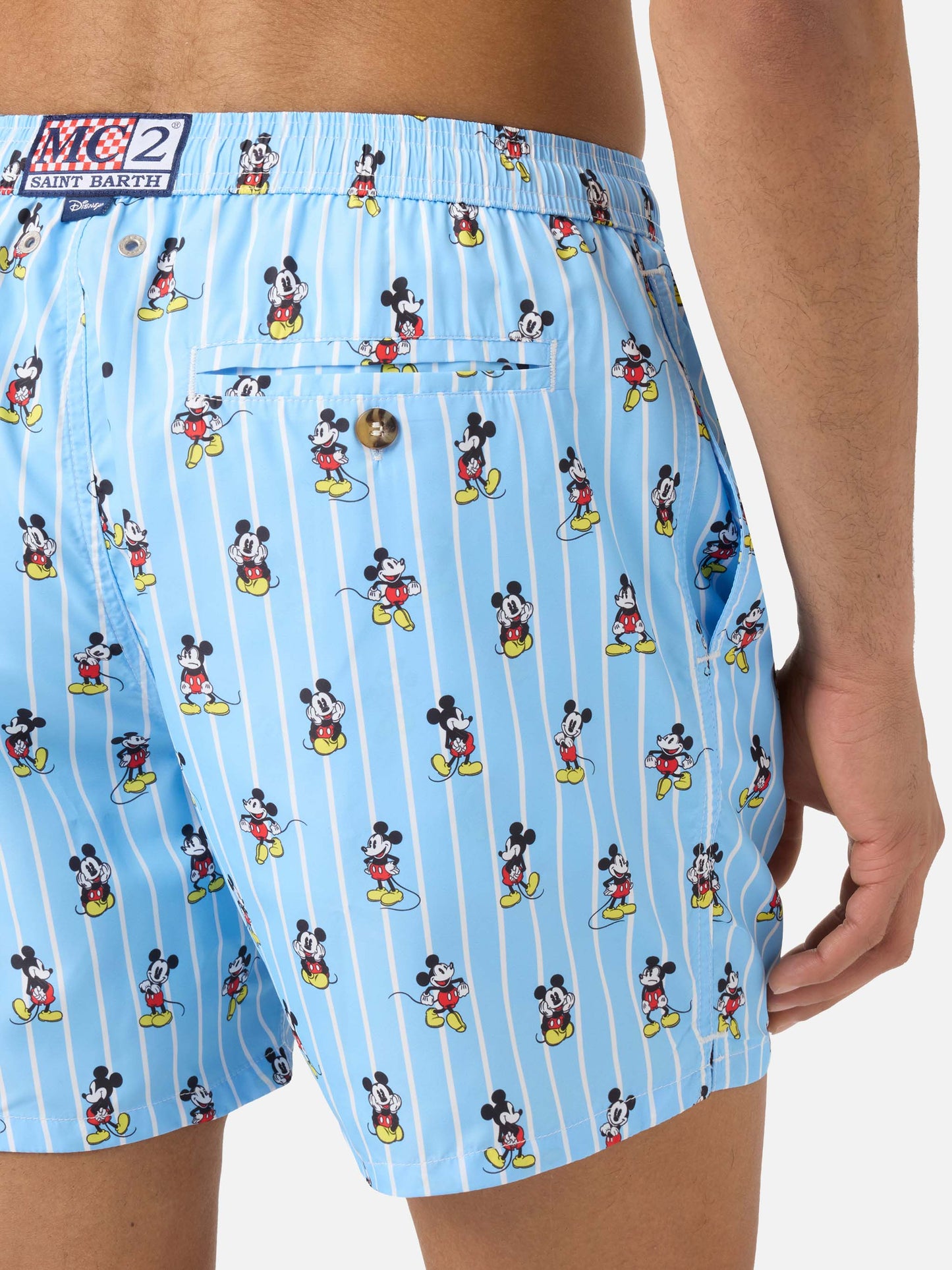 Bañador micro de rayas Lighting con estampado de Mickey Mouse | Edición Especial