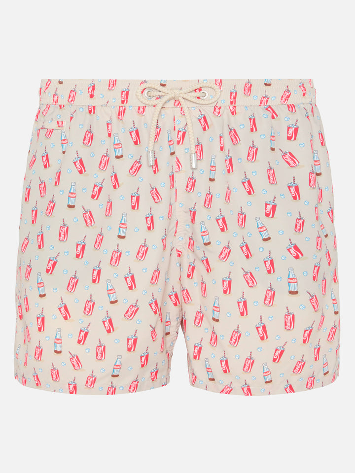 Costume mare Lighting in tessuto leggero con stampa Inter | COCA COLA SPECIAL EDITION