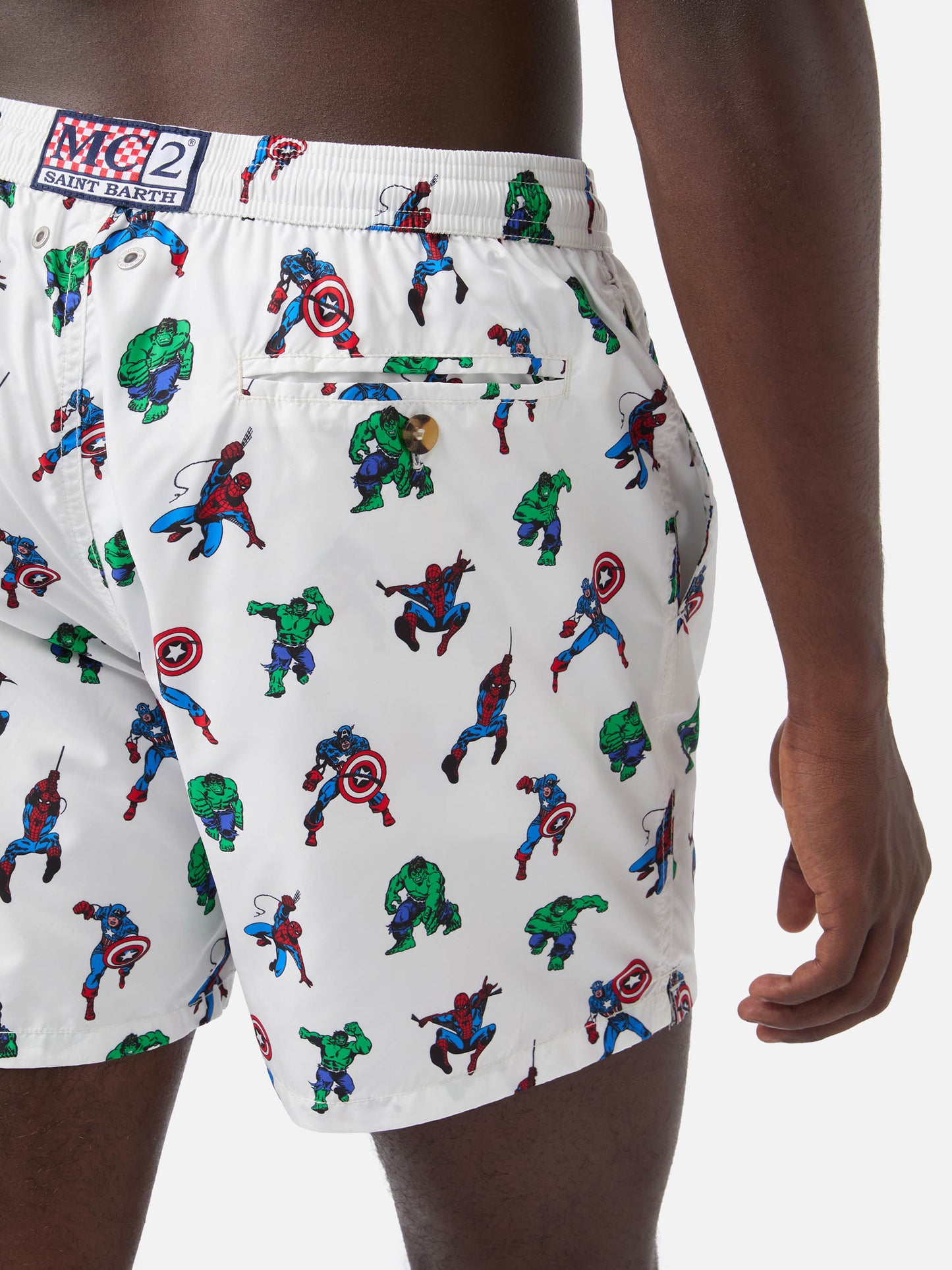 Bañador corto con estampado Lighting Micro Fantasy Marvel super heroes | Edición Especial