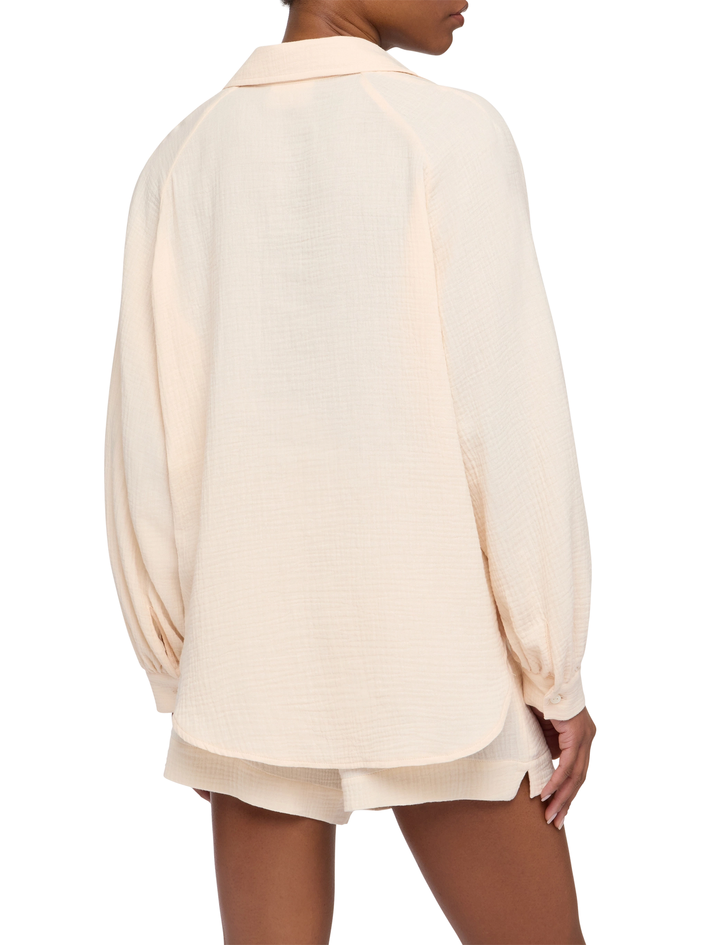 Maira off-white muslin blouse - MC2 Saint Barth