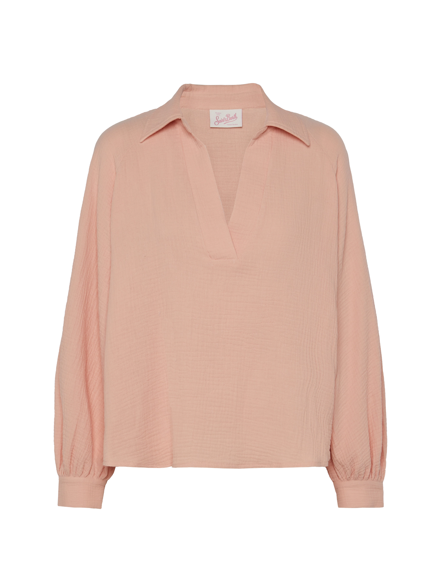 Maira pink muslin blouse - MC2 Saint Barth