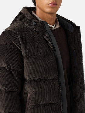 Giacca imbottita con cappuccio Maier Pocket Corduroy