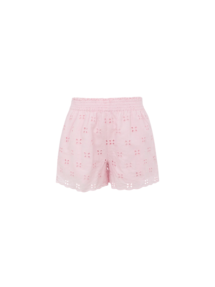 Shorts Meave Jr in cotone Sangallo con coulisse