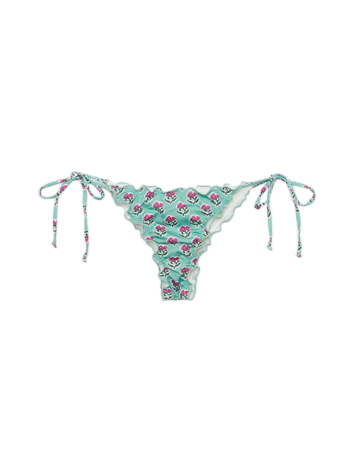 Slip mare Miami con stampa floreale e taglio sgambato