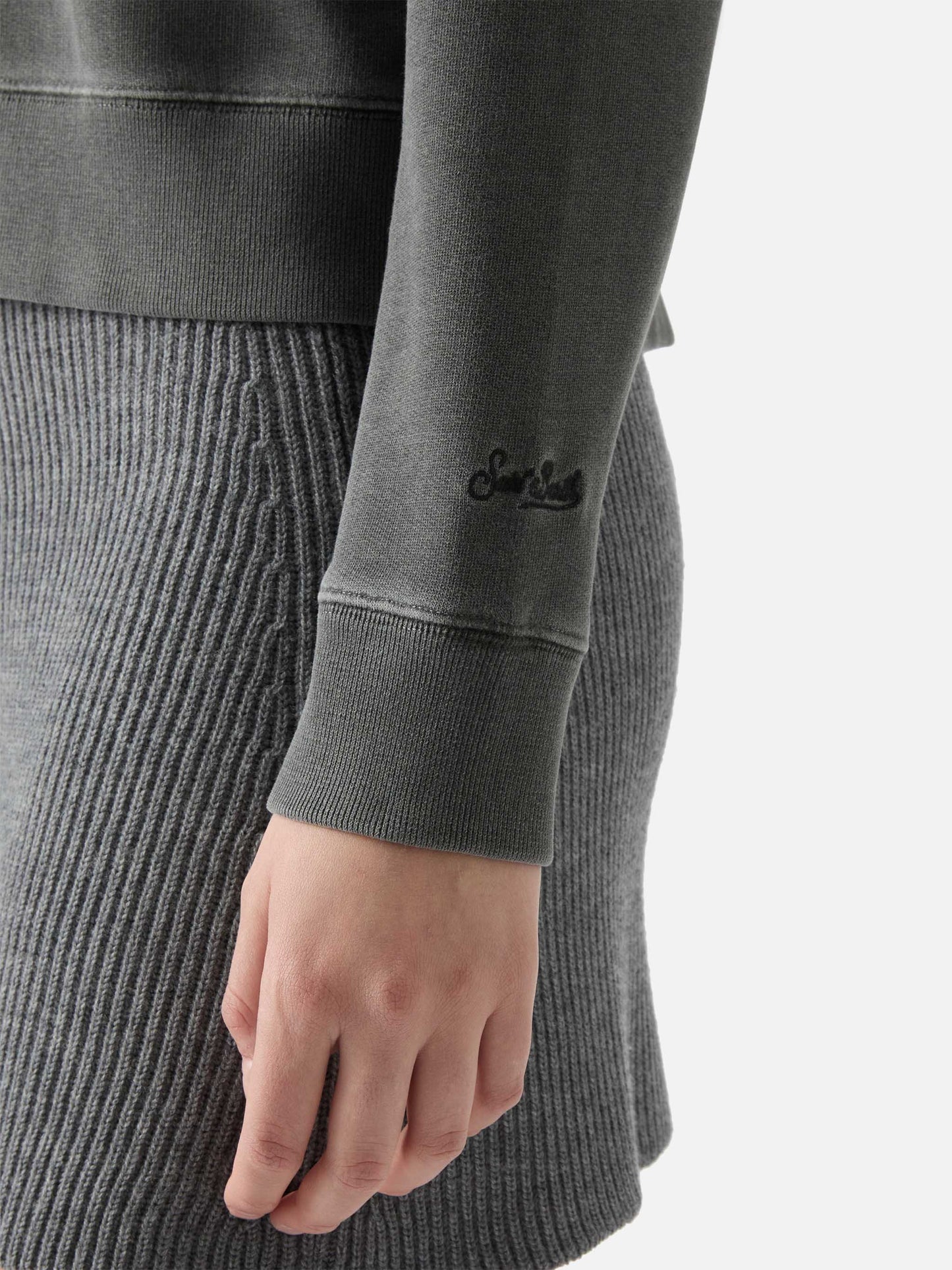 Felpa in cotone Mindy con ricamo Party Animal