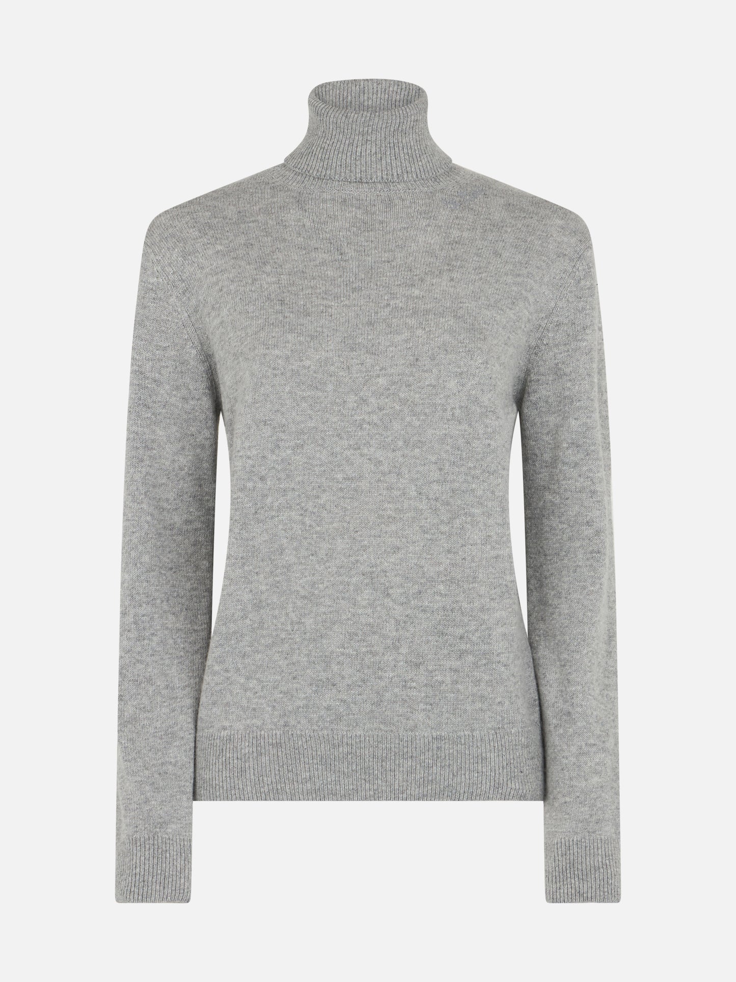 Woman mélange grey cashmere blend sweater Moody - MC2 Saint Barth