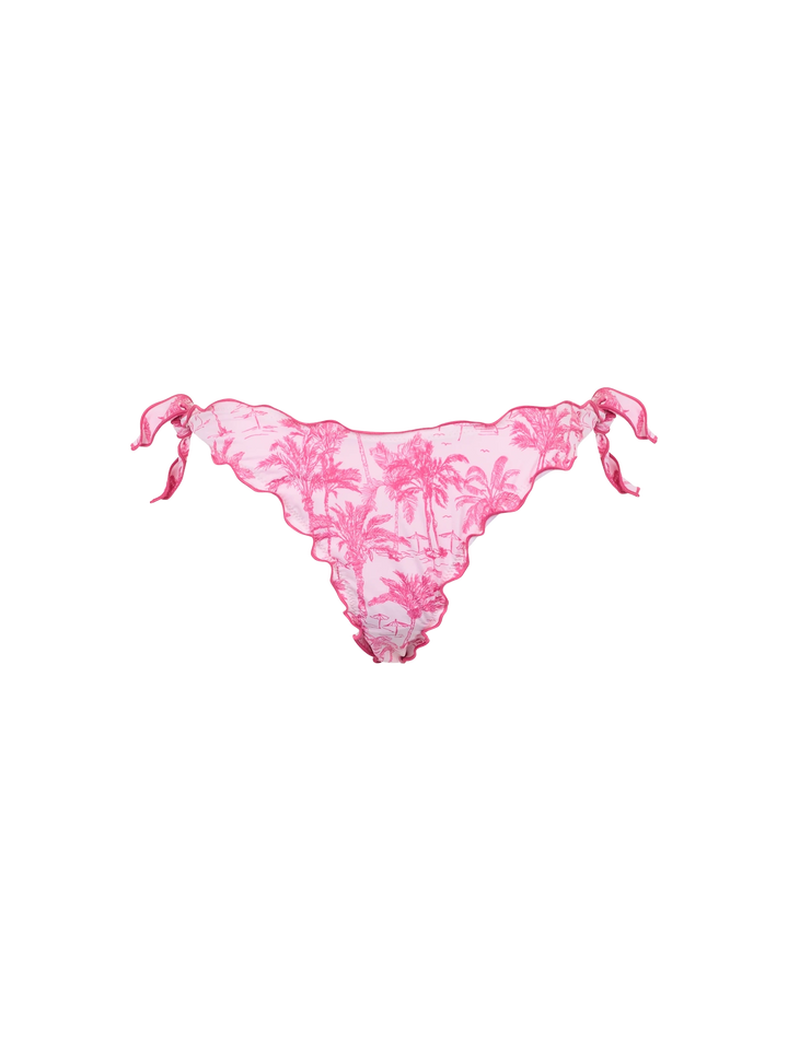 Woman Toile de Jouy classic swim briefs Moon
