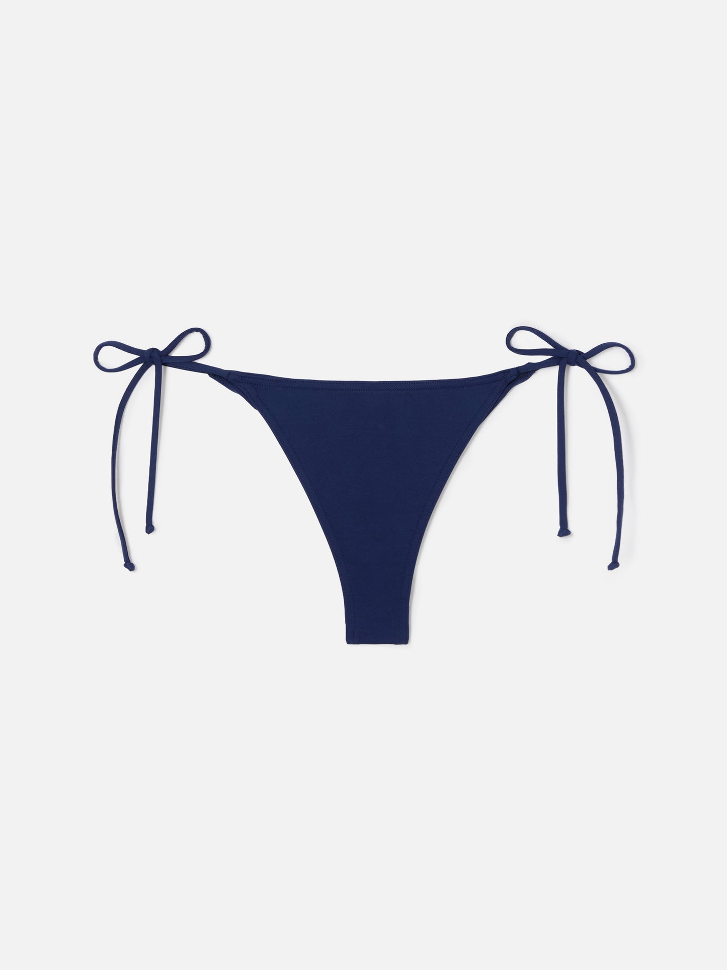 Marielle Brazilian with side ties bikini bottoms in solid blue