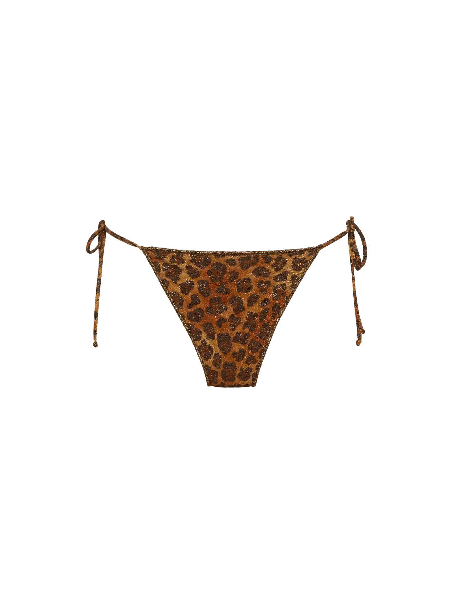 Marielle lurex classic swim briefs with animalier print - MC2 Saint Barth
