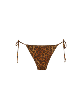 Marielle lurex classic swim briefs with animalier print - MC2 Saint Barth