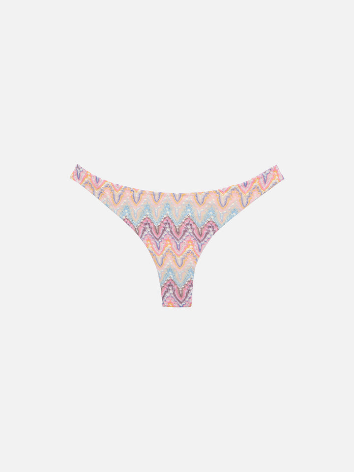 Naomi raschel chevron cheeky swim briefs