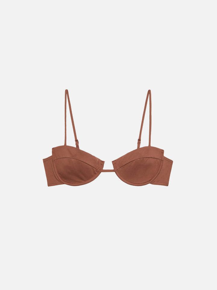 Salina – Braunes Bügel-Bralette