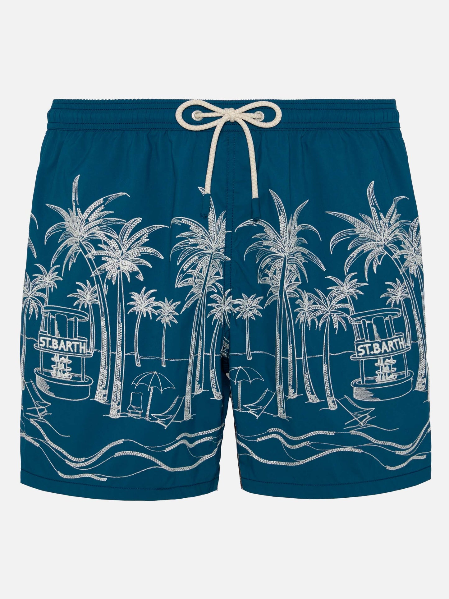 Mid-length swim shorts Patmos The Riviera with embroidery