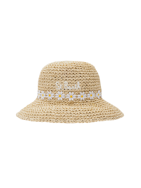 Polly bucket-style straw-effect hat - MC2 Saint Barth
