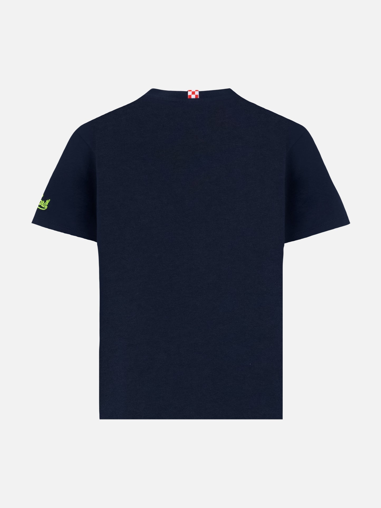 T-shirt Portofino Jr in jersey di cotone con ricamo Bello e Monello