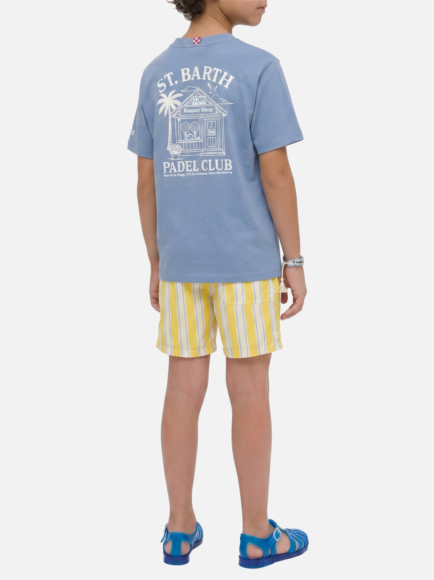 Camiseta Portland Jr con maxi estampado Padel Club en la espalda