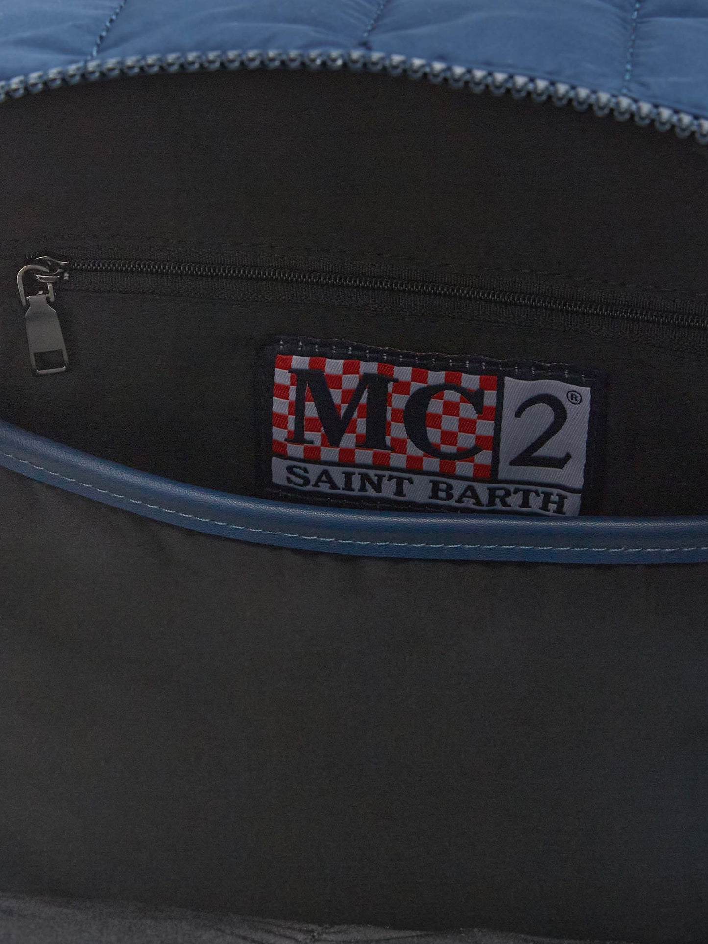 Navy blue Puffer Backpack - MC2 Saint Barth