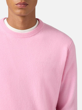 Regent 100% LAMBSWOOL sweater in pink