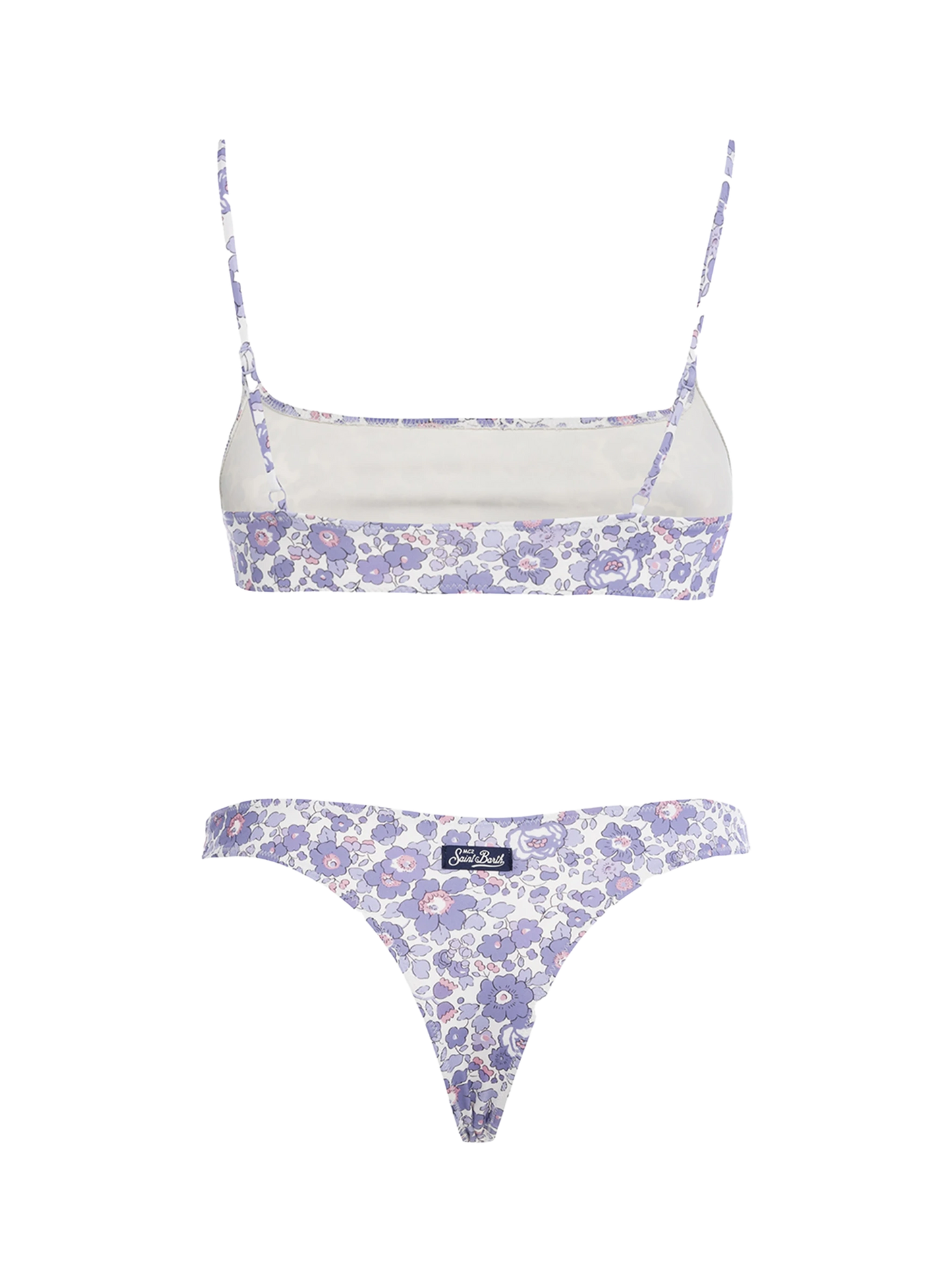 Woman Betsy bralette bikini Sadie Naomi | MADE WITH LIBERTY FABRIC - MC2 Saint Barth