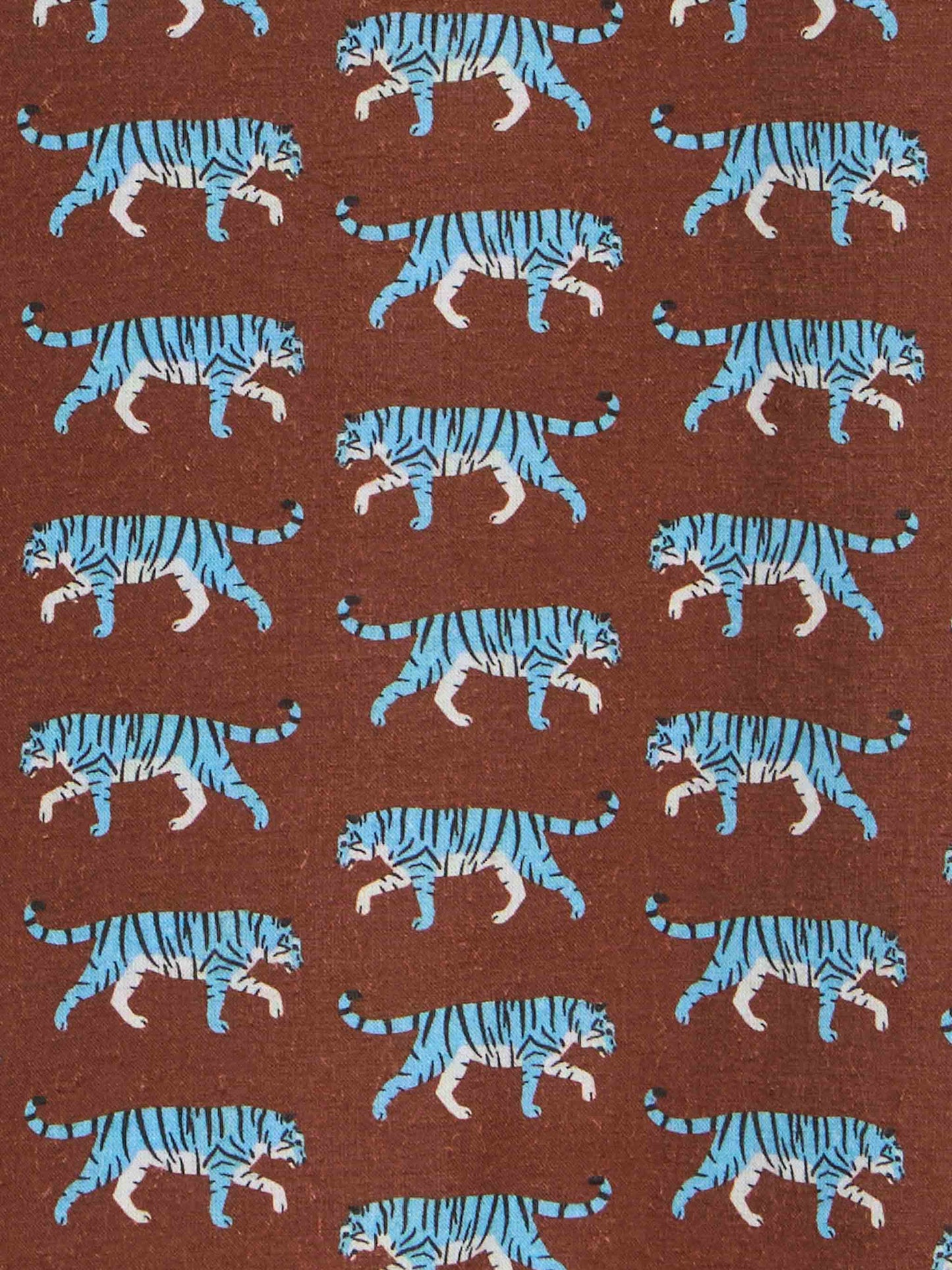 Brown Boy muslin cotton shirt Sharouk with tiger print - MC2 Saint Barth