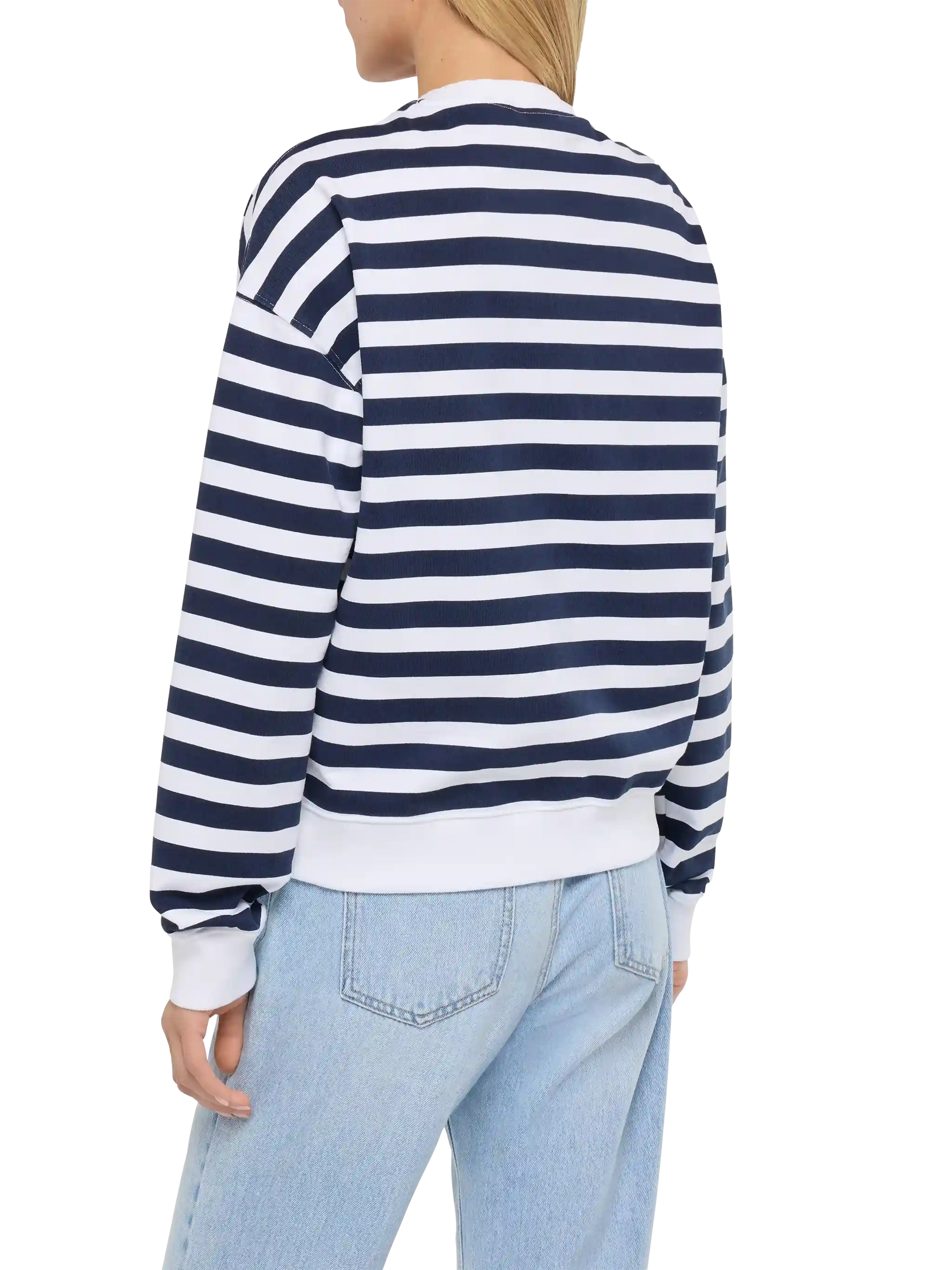 Stardust light cotton sweatshirt with St. Barth beach club embroidery - MC2 Saint Barth