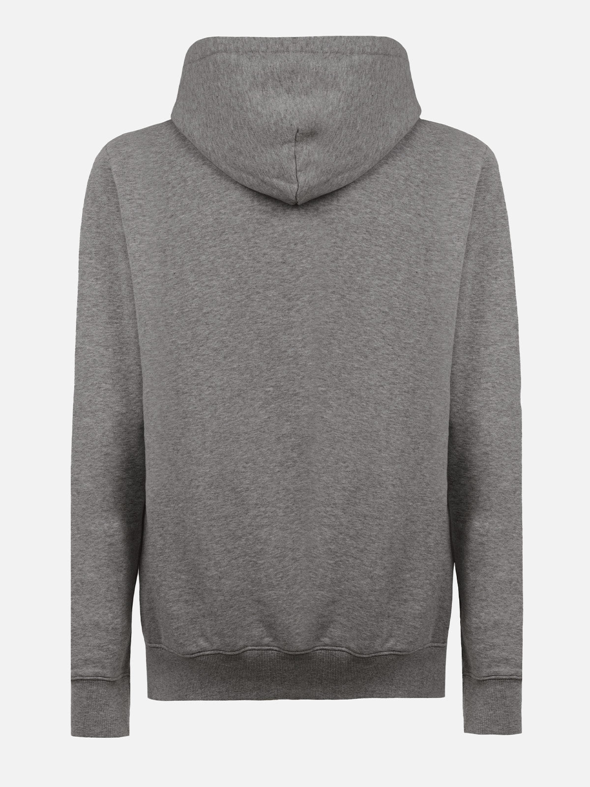 Man mélange grey sweatshirt Tribeca with St. Barth embroidery - MC2 Saint Barth