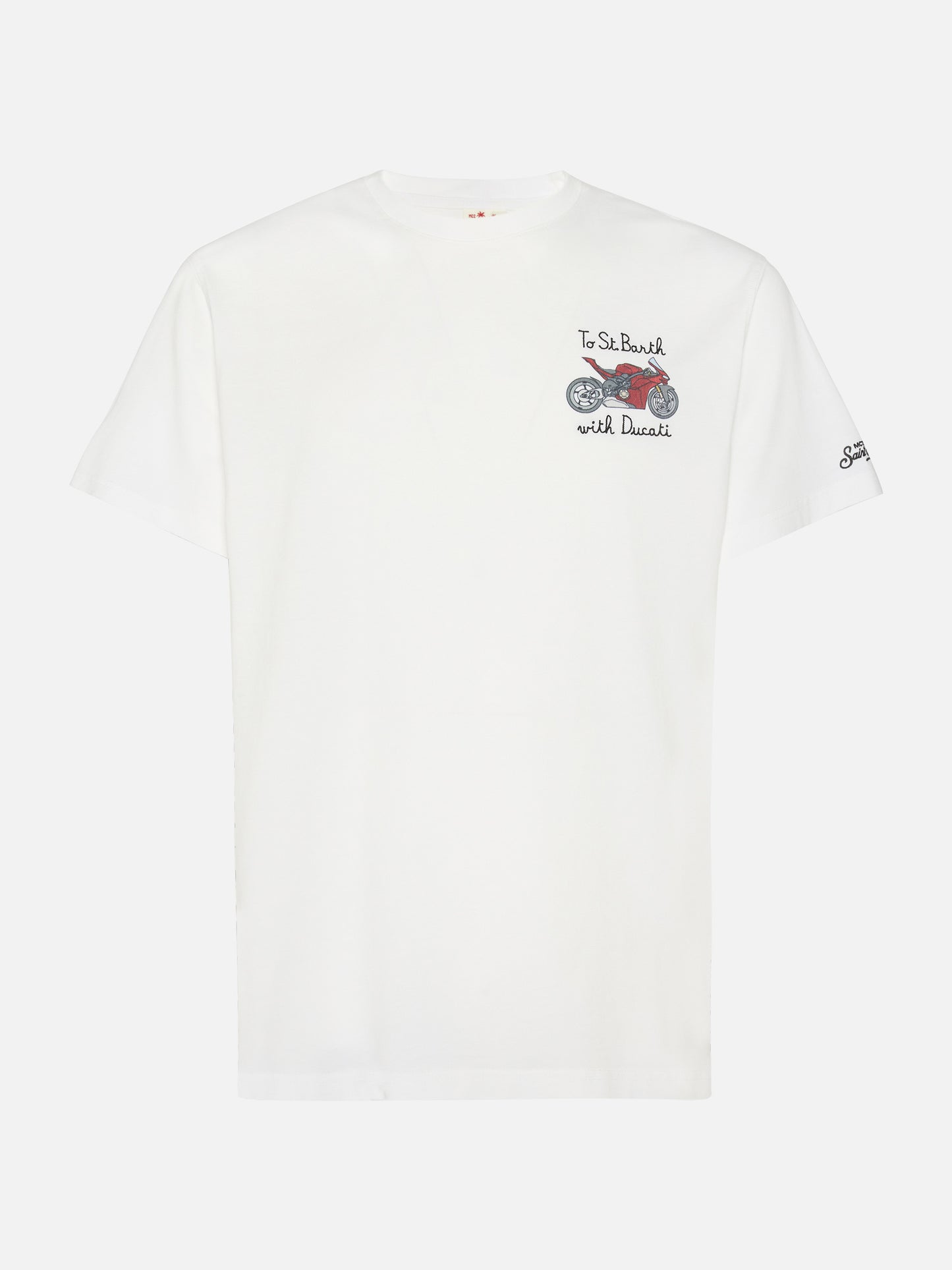 Camiseta con bordado To St. Barth with Ducati | Edición Especial