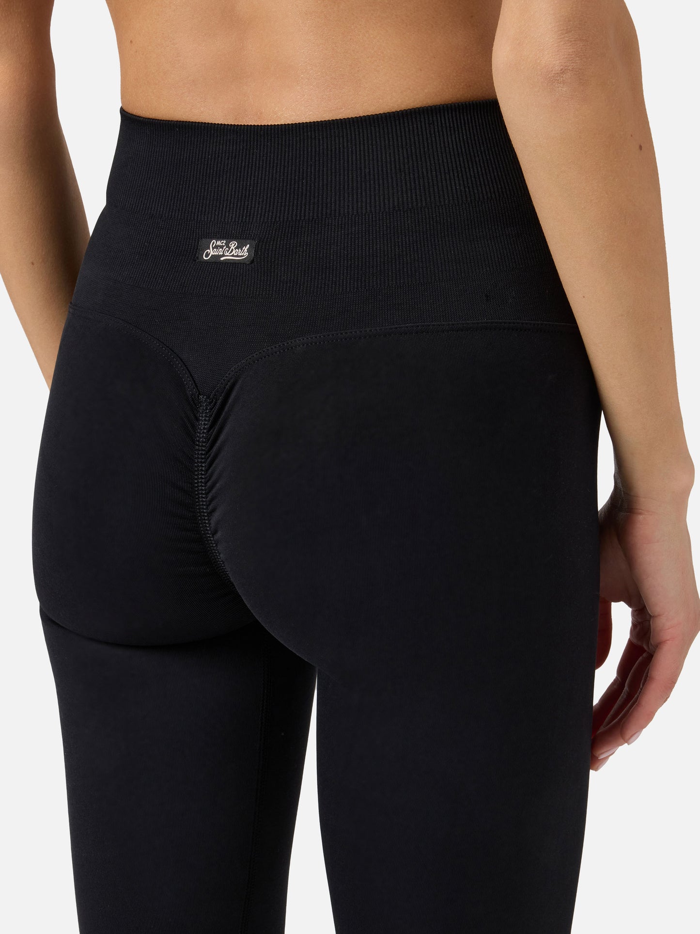 Leggings deportivos Black Vega en tejido técnico