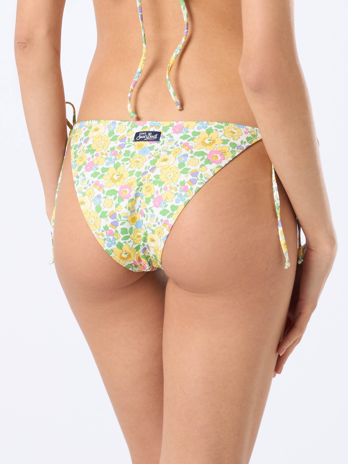 Woman Betsy classic swim briefs Virgo | MADE WITH LIBERTY FABRIC - MC2 Saint Barth