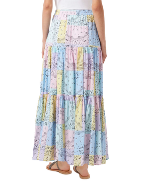 Bandanna print cotton skirt - MC2 Saint Barth