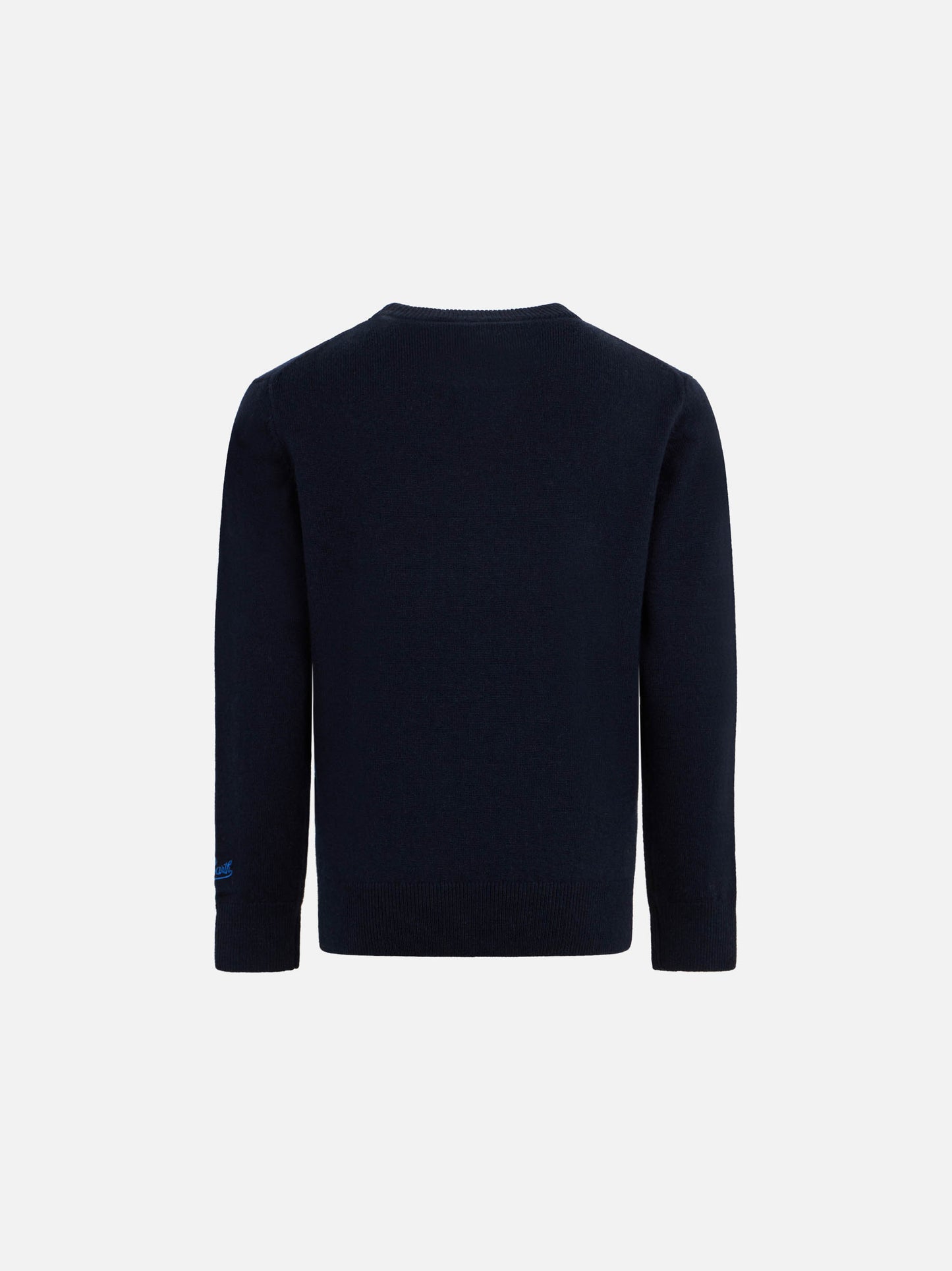 Boy crewneck sweater with car jacquard - MC2 Saint Barth