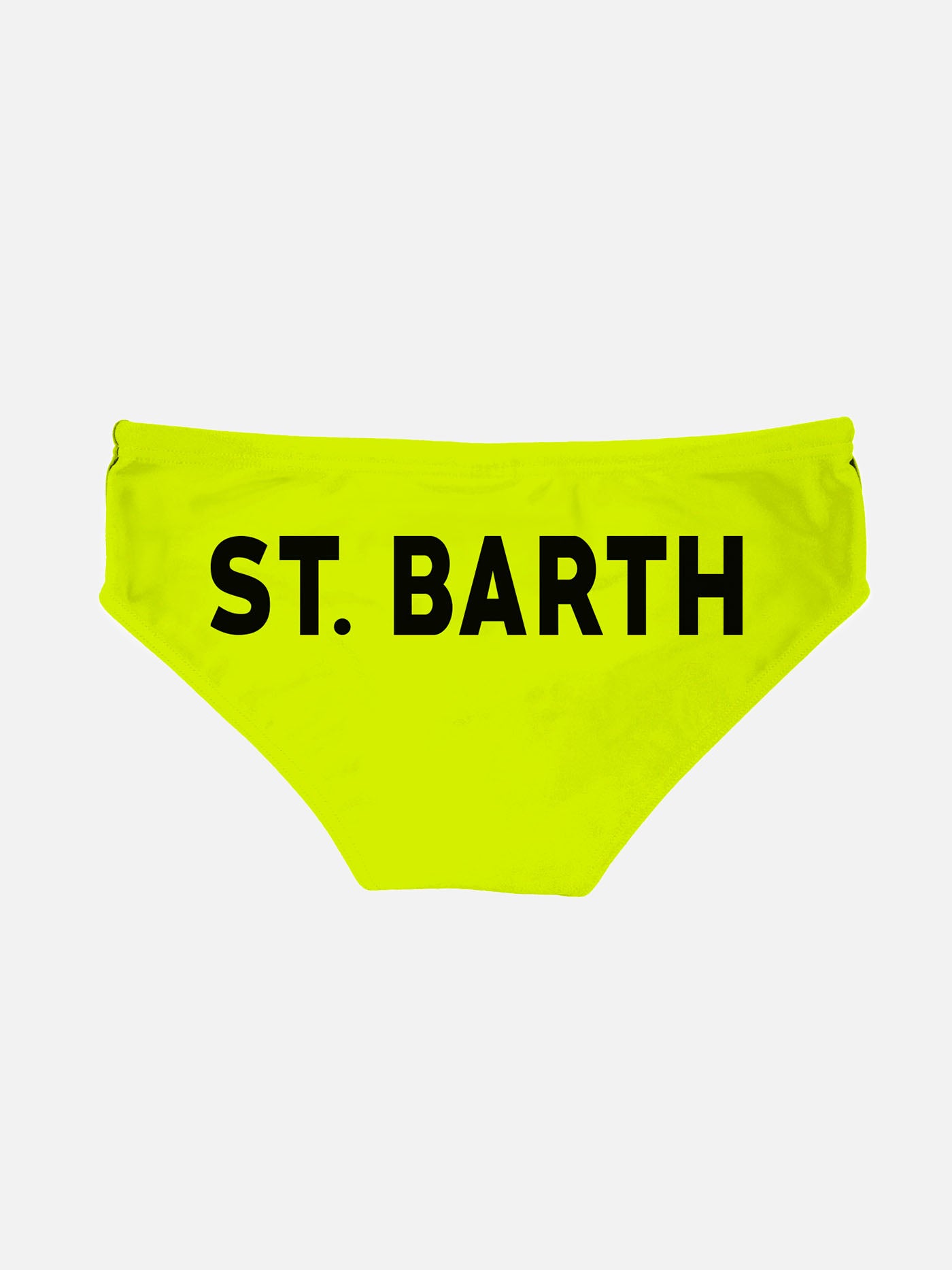 Boy fluo yellow fluo swim briefs - MC2 Saint Barth