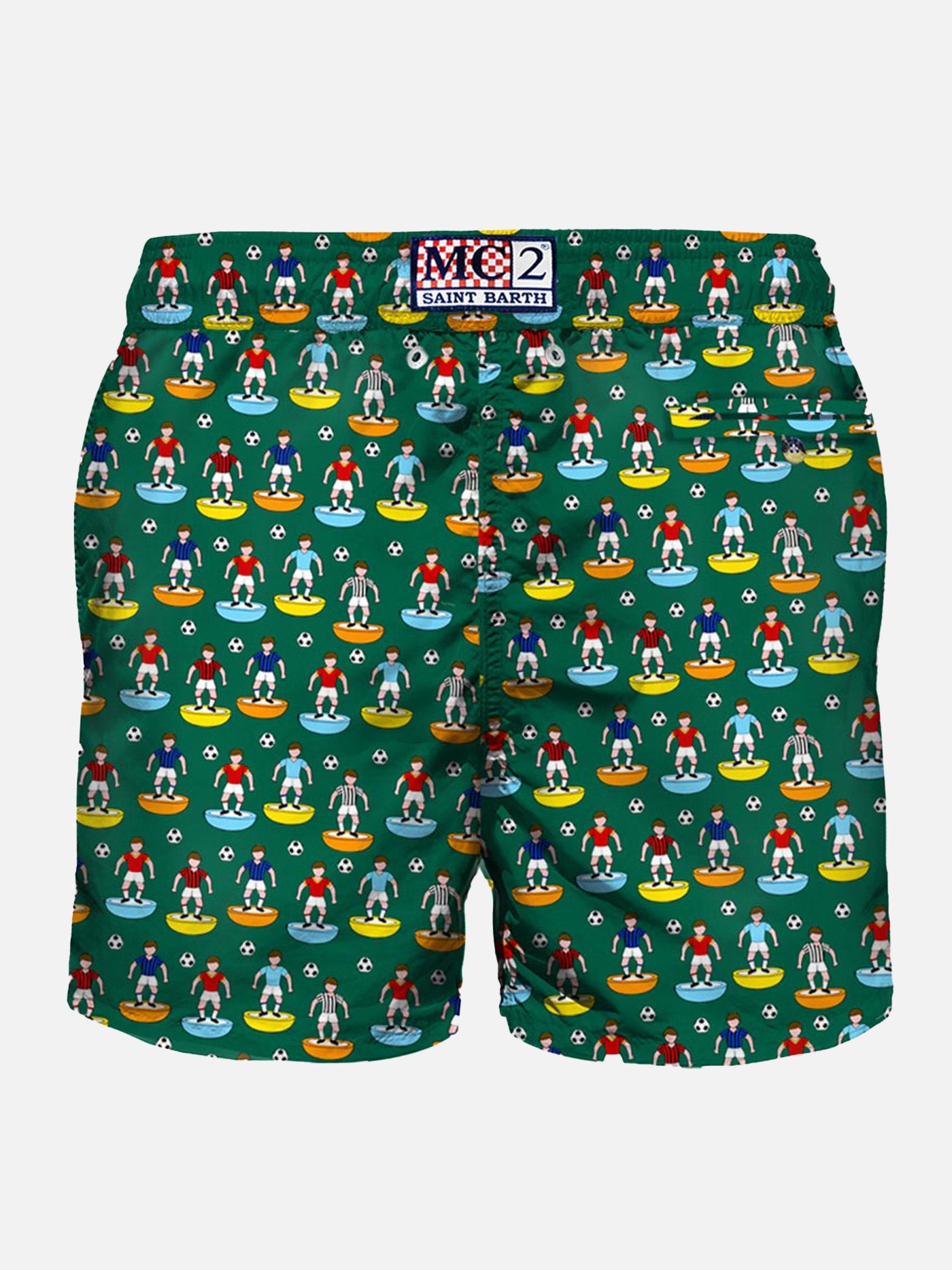 Badeshorts für Herren mit Fußballaufdruck