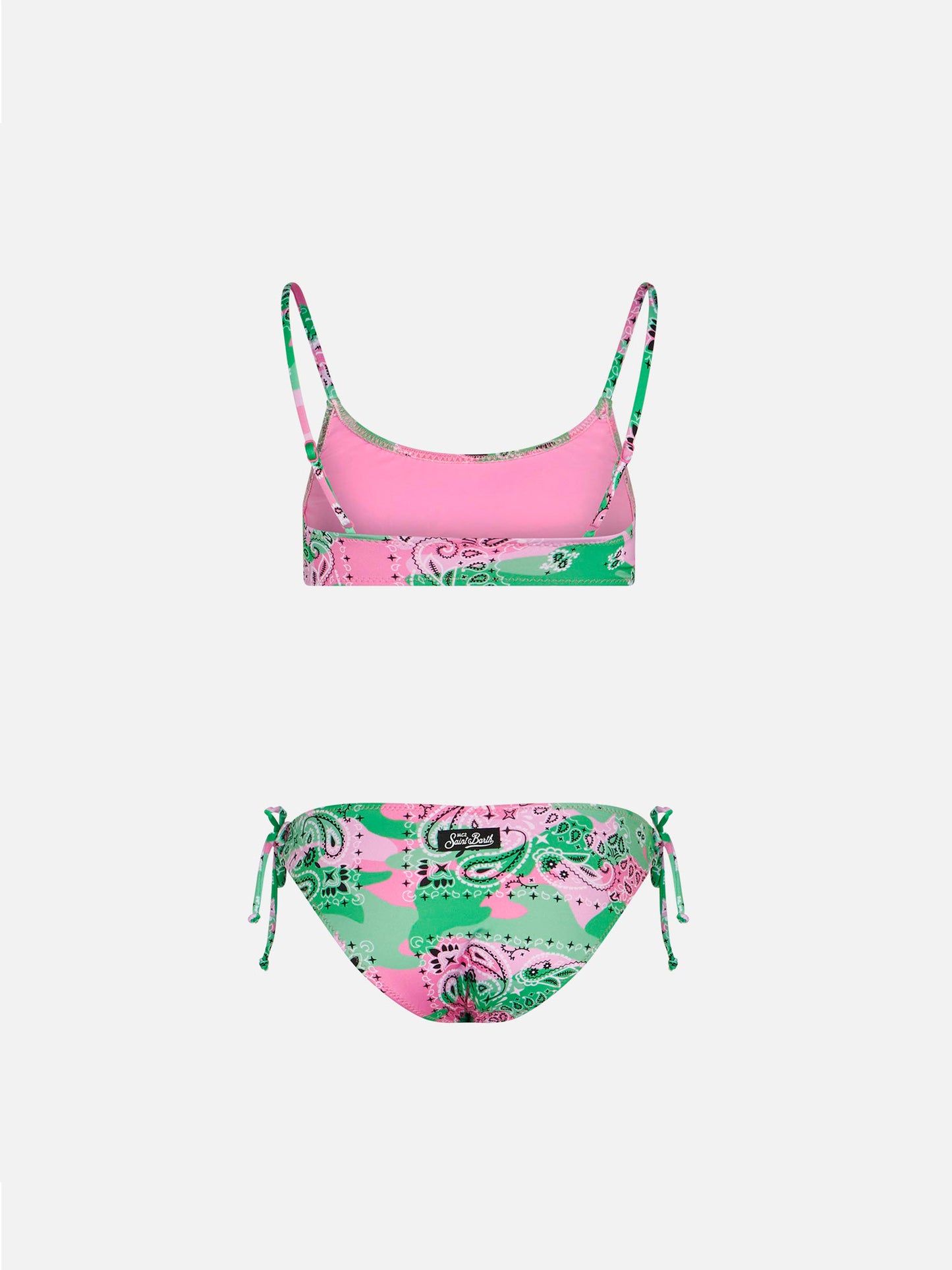Girl bralette bikini with camouflage print - MC2 Saint Barth