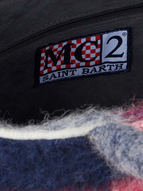 Colette-Deckenhandtasche mit Karodruck