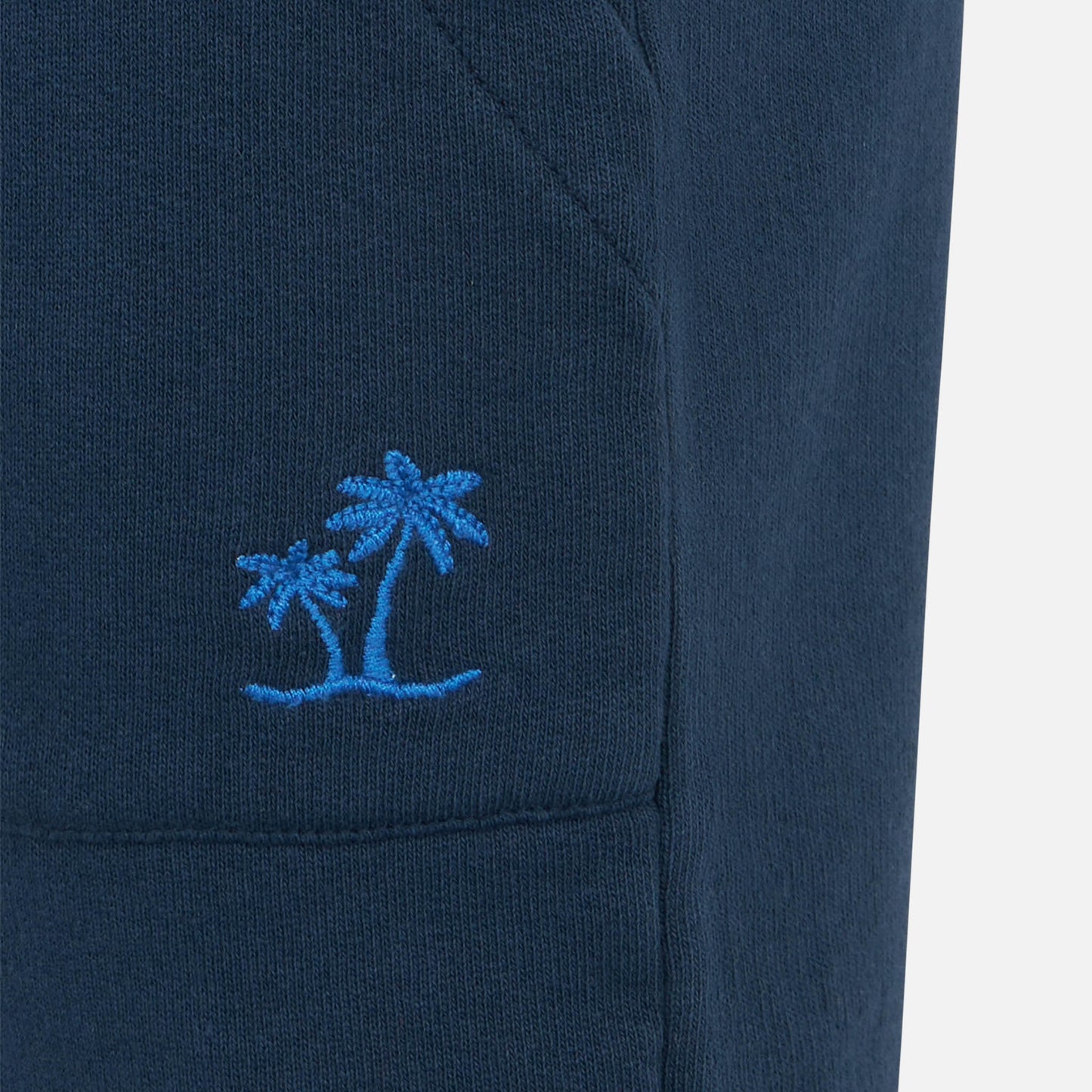 Boy cotton navy blue bermuda - MC2 Saint Barth