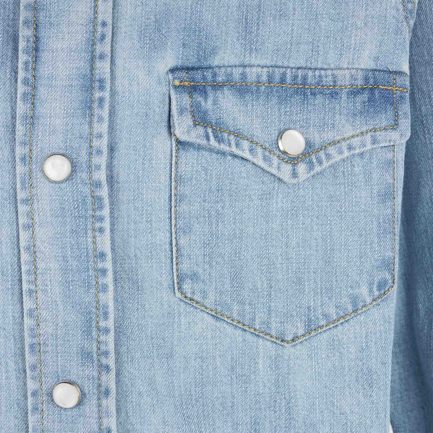 Boy denim linen shirt - MC2 Saint Barth