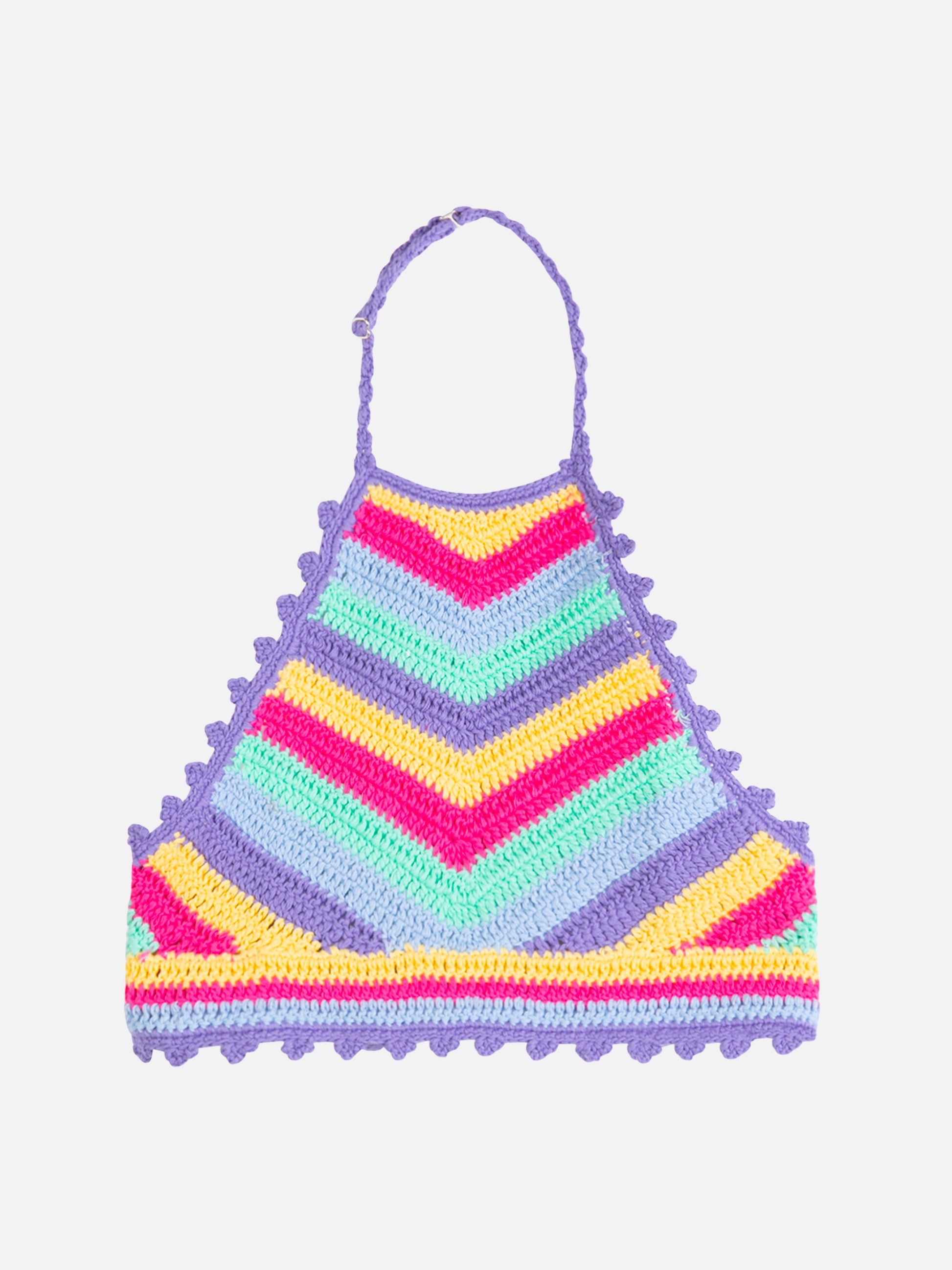 Girl halterneck crochet top - MC2 Saint Barth