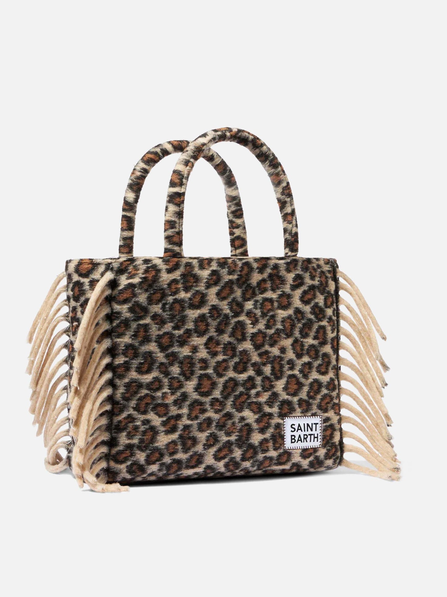 Colette-Deckenhandtasche mit Animalier-Print