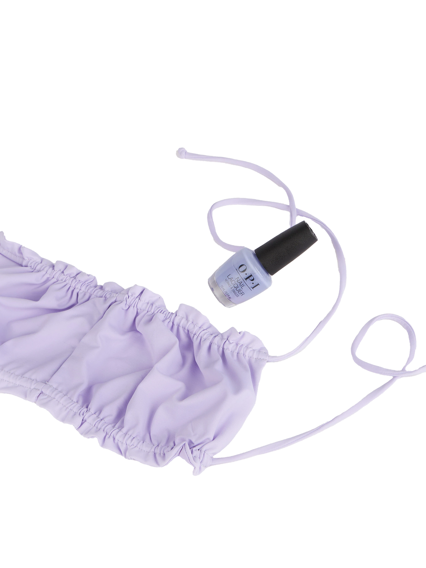 Woman lilac bandeau top swimsuit - MC2 Saint Barth