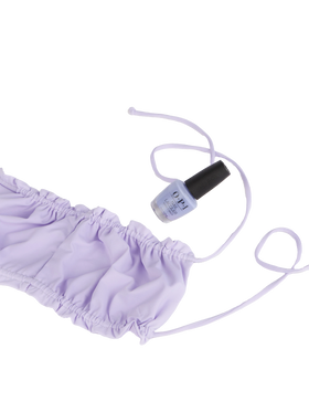 Woman lilac bandeau top swimsuit - MC2 Saint Barth