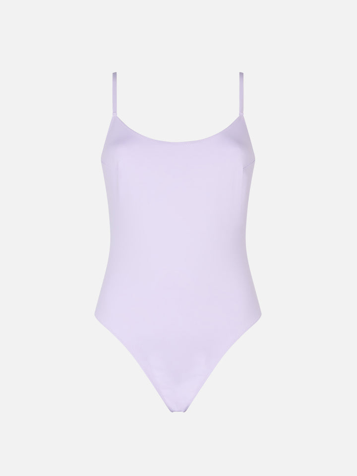 Lilac one piece swimsuit - MC2 Saint Barth