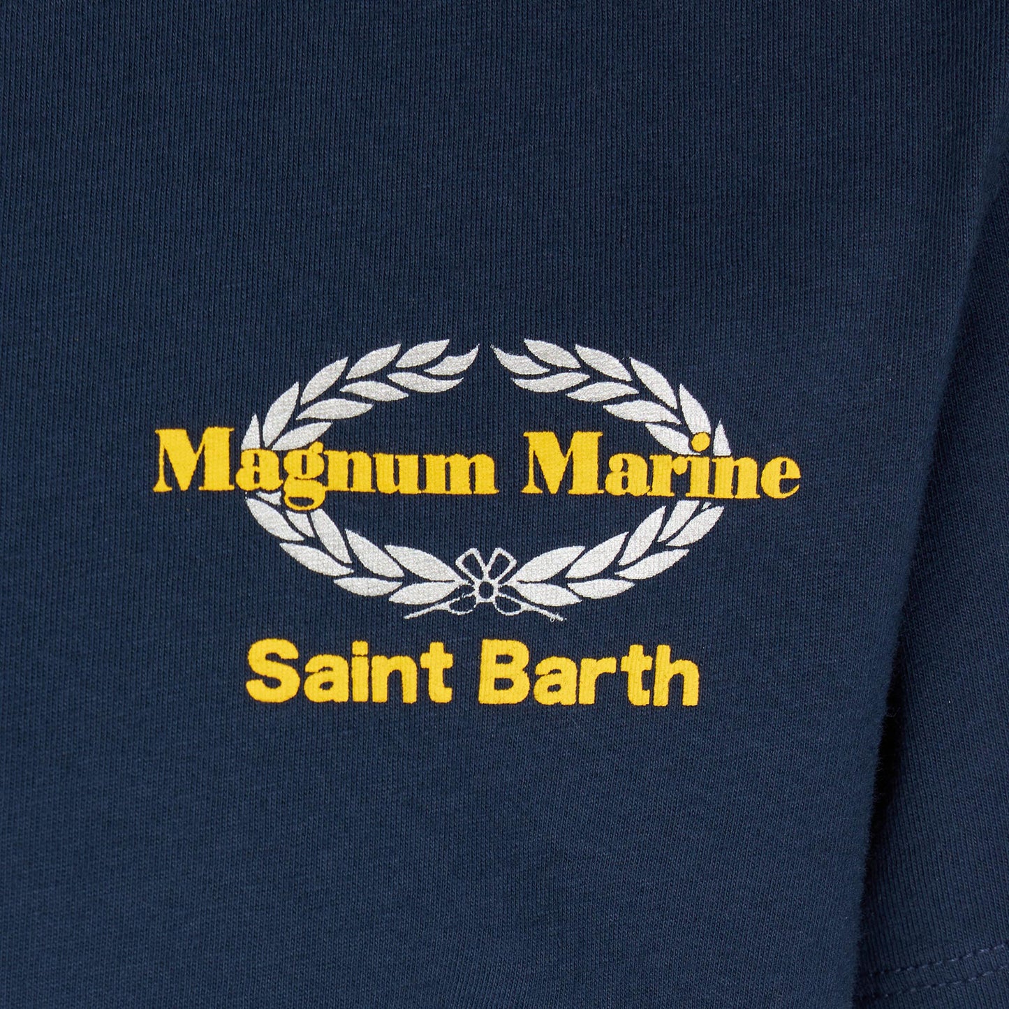 Boy cotton t-shirt with Magnum Marine print | MAGNUM MARINE SPECIAL EDITION - MC2 Saint Barth